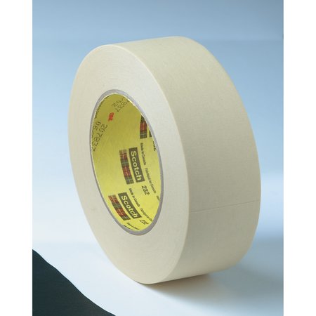 SCOTCH 3M™ 232 Masking Tape, 6.3 Mil, 1/4" x 60 yds., Tan, 144/Case T931232